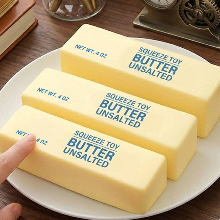 Butter Stress Ball – Soft &amp; Slow-Rebound Squishy Toy