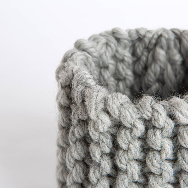Mini Basket Beginner Knitting Kit