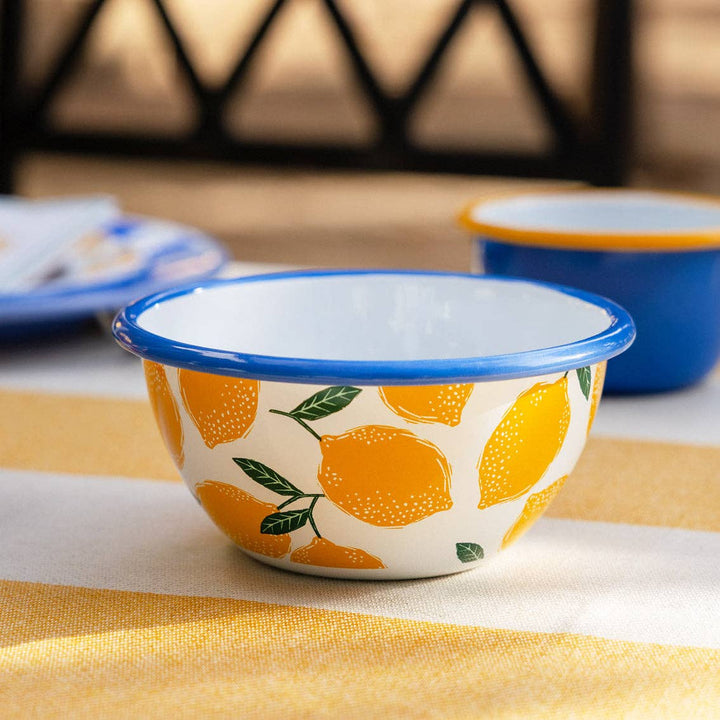 Lemon Enamel Bowl - 12cm | Kitchenware |
