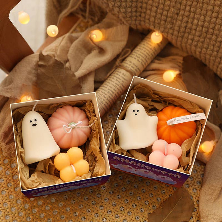 Halloween Ghost Gift Box Candle Set
