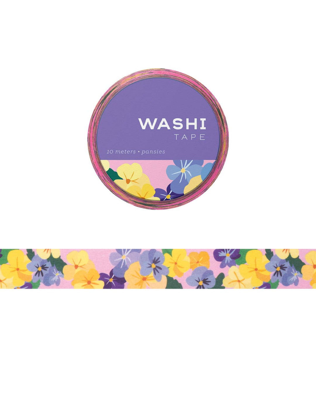 Washi Tape: Pansies