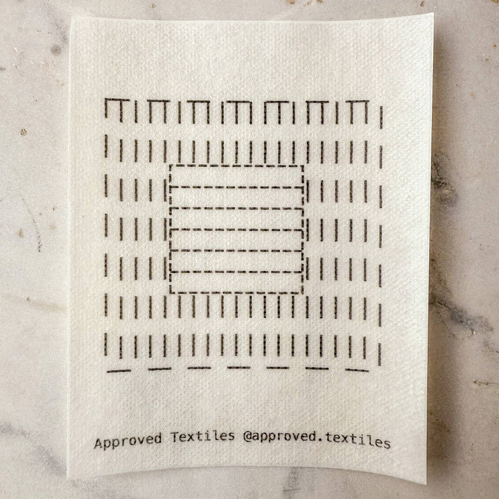 Eva Hesse Geometric Shapes: Mending + Embellishment Transfer