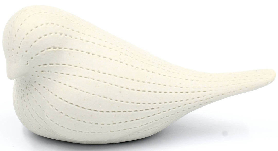 Handcrafted Mini Bird White