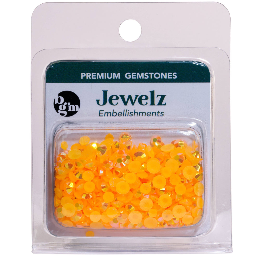 Orange AB Flat Back Jewelz