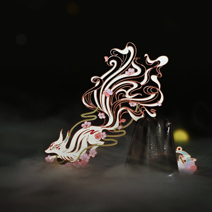 Auspicious Animal Metal Bookmarks (Nine-Tailed Fox)