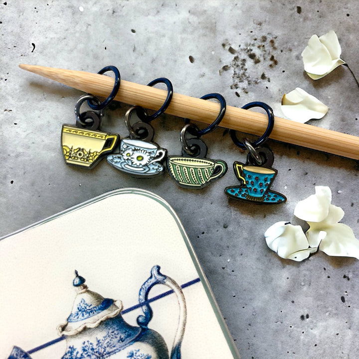 Tea Set Stitch Markers