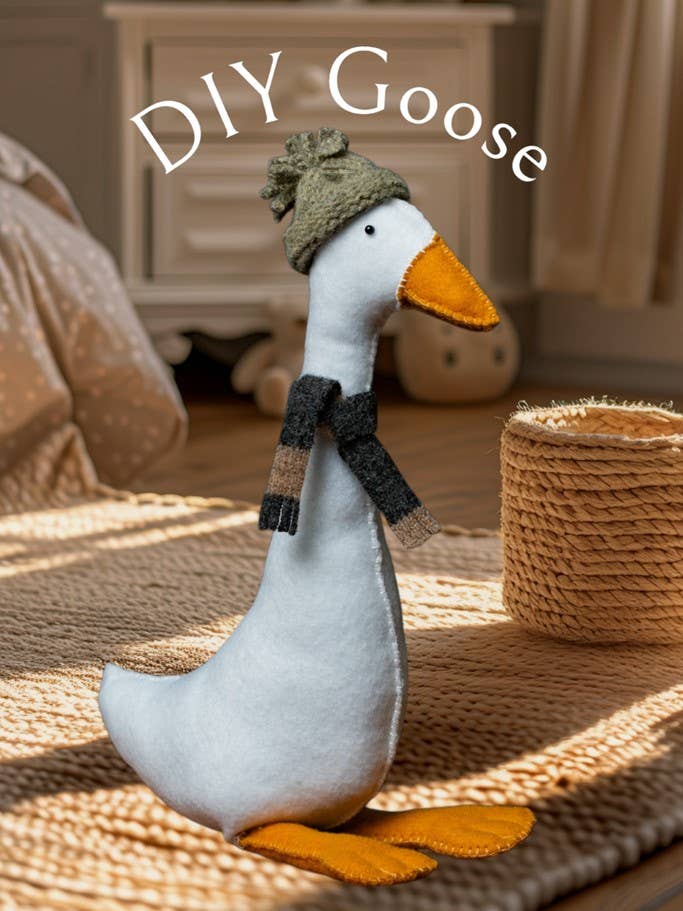 DIY Felt Goose Sewing Kit