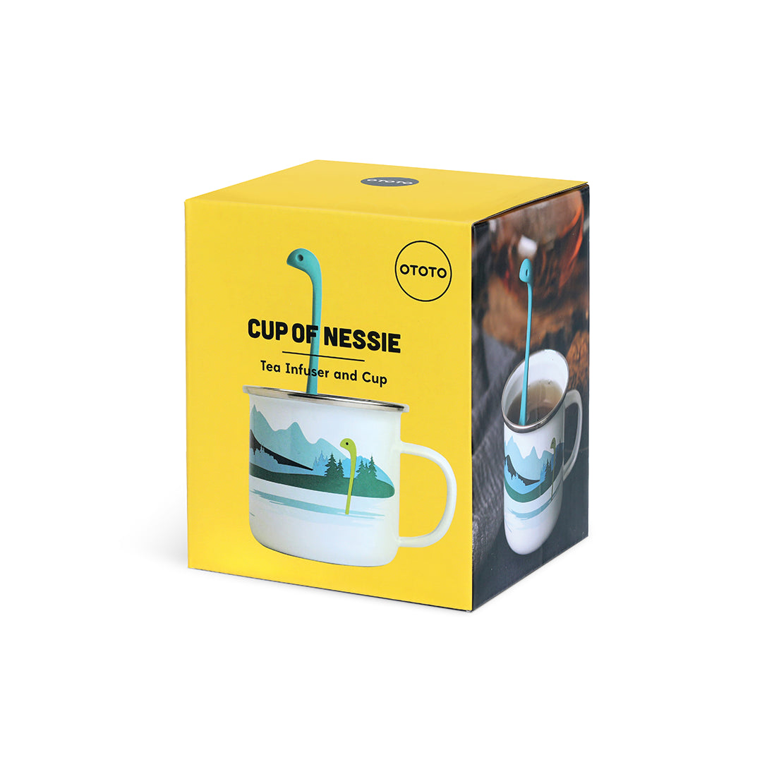 Cup of Nessie Tea Infuser & Cup White