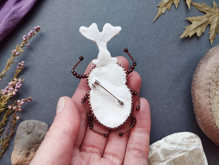 Set of 4 Bead Embroidery Kit: DIY Insect Brooches