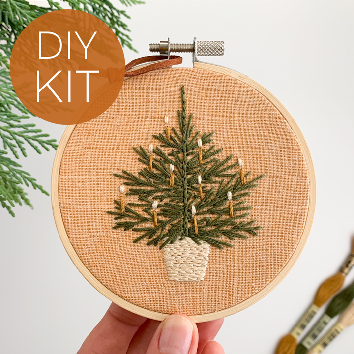 Christmas Tree Embroidery Kit