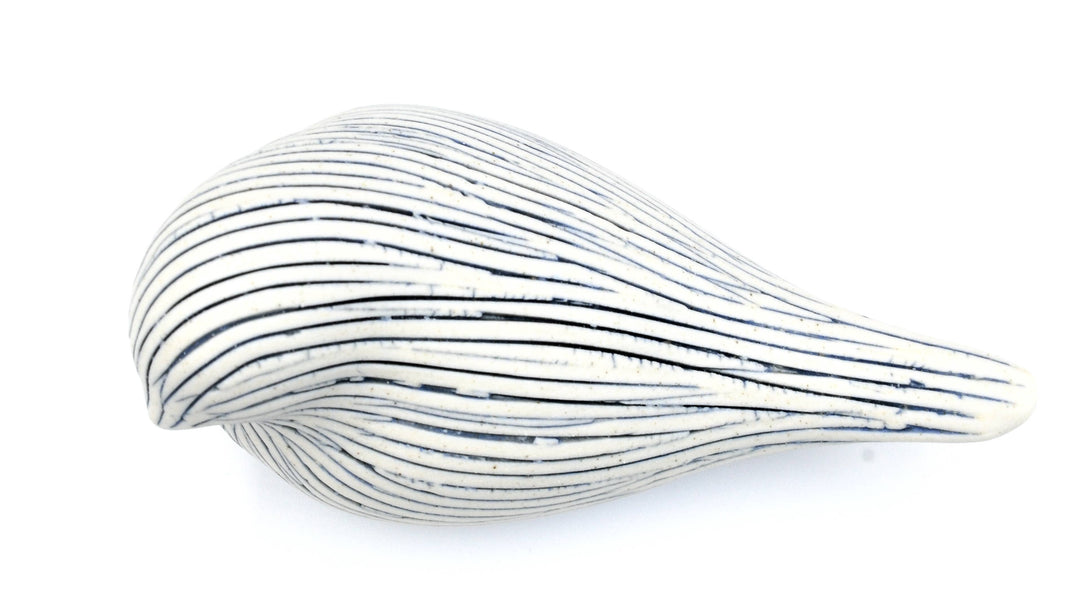 Handcrafted Mini Bird Etched Stripe