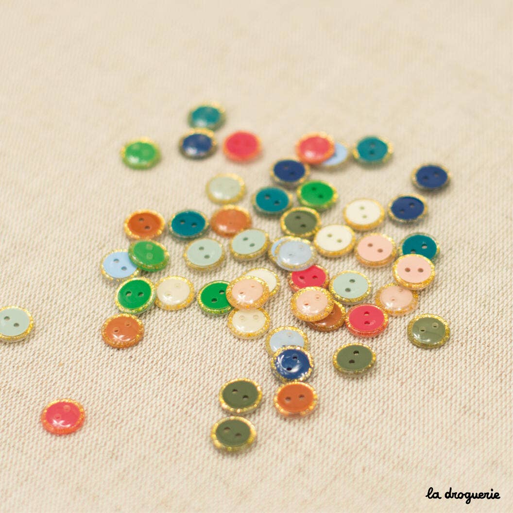 10 mm Glitter Magic Button
