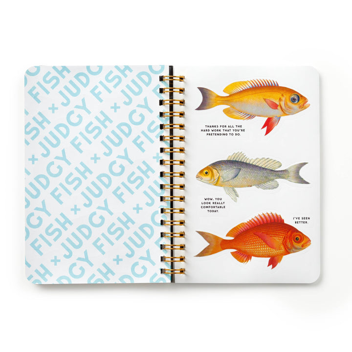 Brass Monkey Judgy Fish Sticker Book