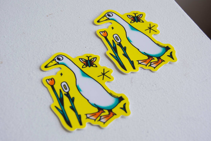 Runner Duck Sticker