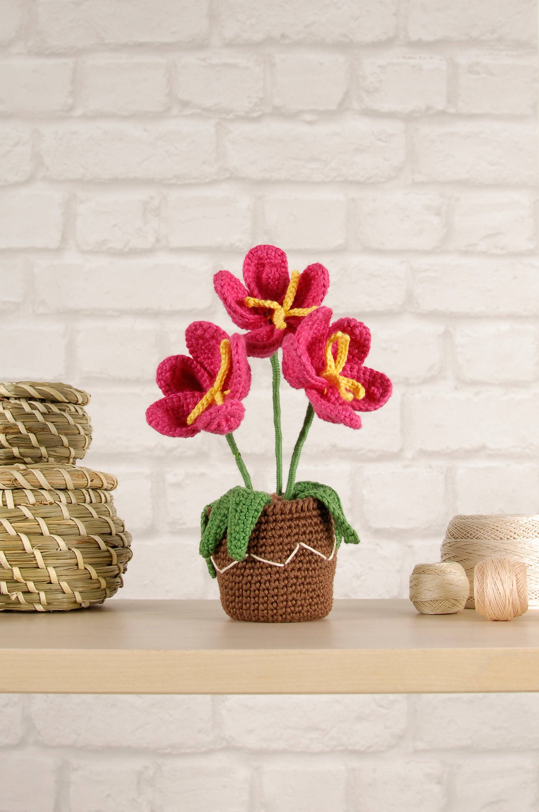 NEW DMC Flowerpot Amigurumi Kit