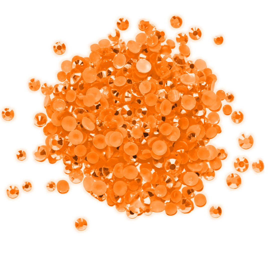 Orange AB Flat Back Jewelz