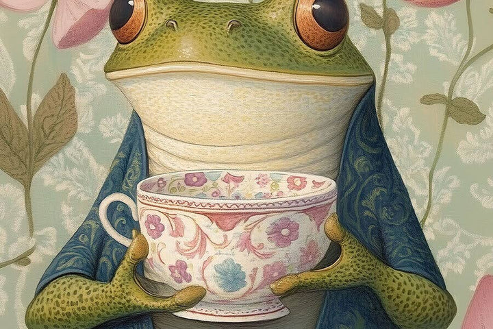 Tea Time Frog