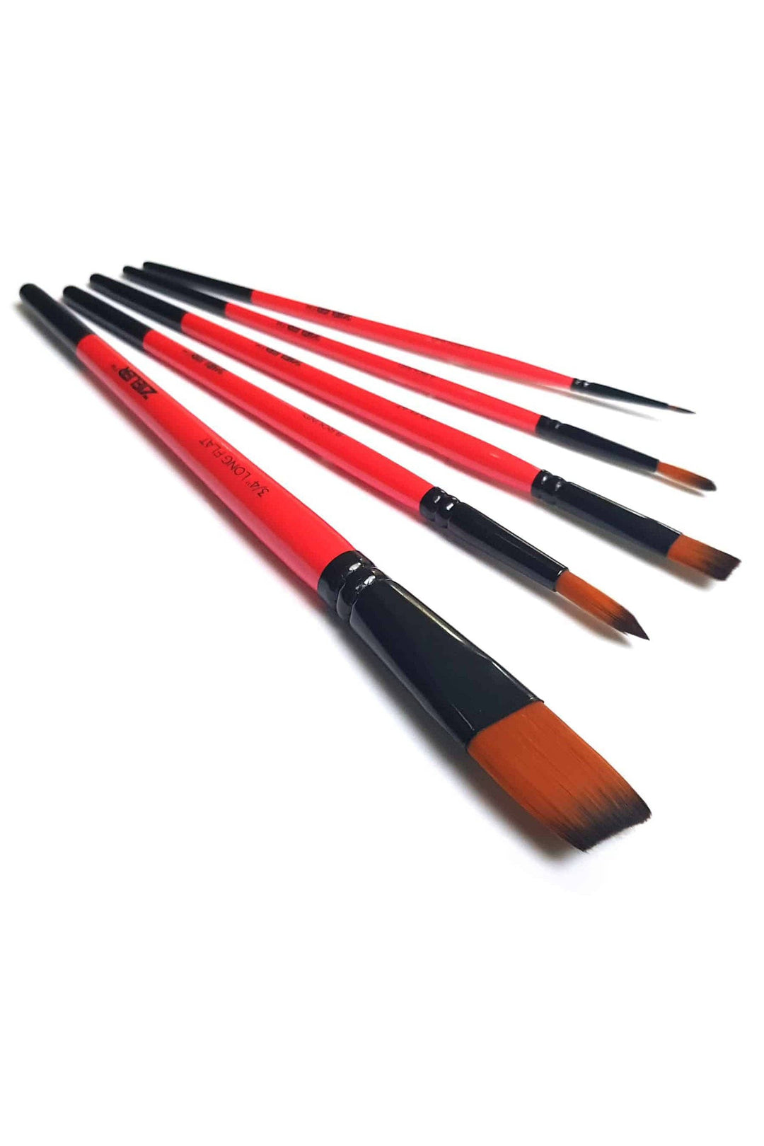 Zieler® Premium Acrylic &amp; Oil Brush Wallet (Set Of 5)