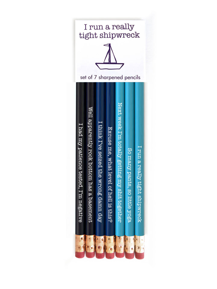 SHIPWRECK PENCIL SET