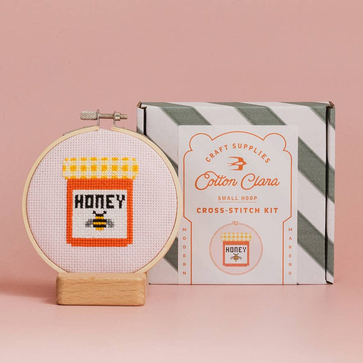 Honey Jar Cross Stitch Kit