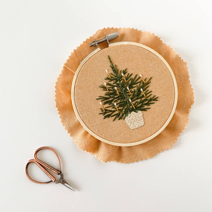 Christmas Tree Embroidery Kit