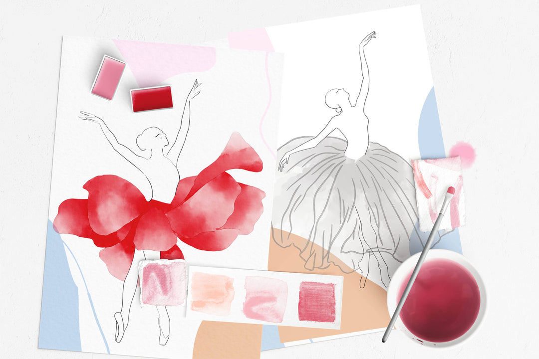 Flower Girls Watercolor Kit