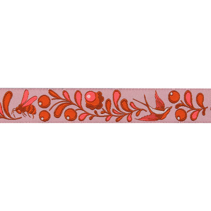 Tula Pink Birds & Bees Cosmic Pink 7/8"