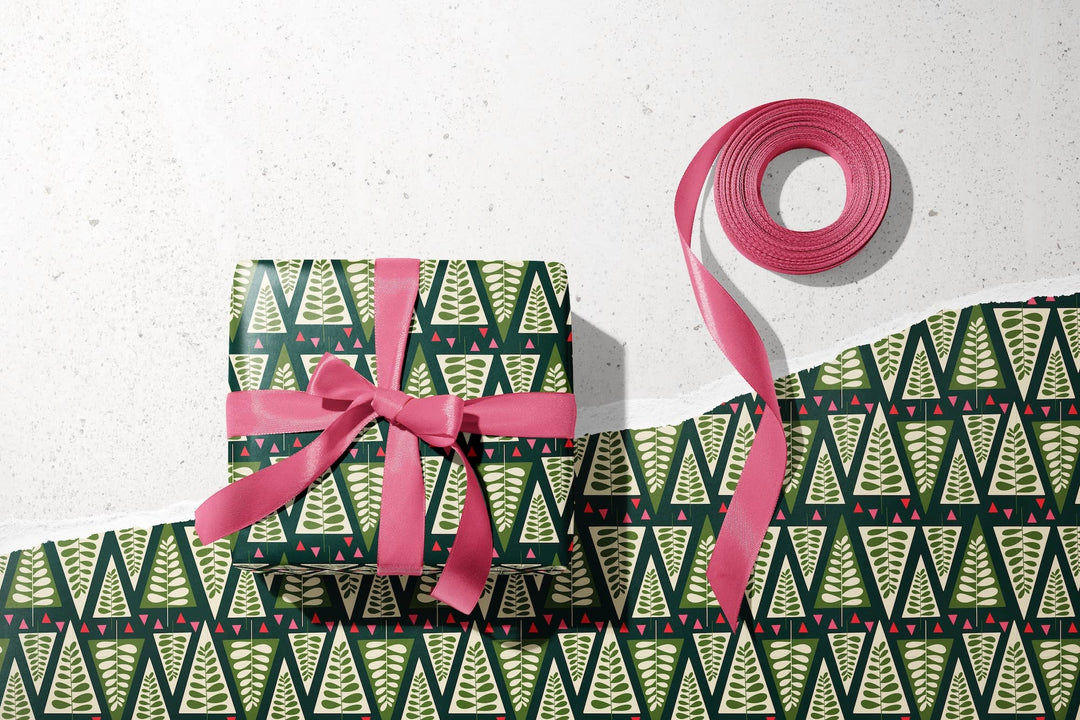 Deep Forest Wrapping Paper Single | 1 Sheet, 20" x 29"