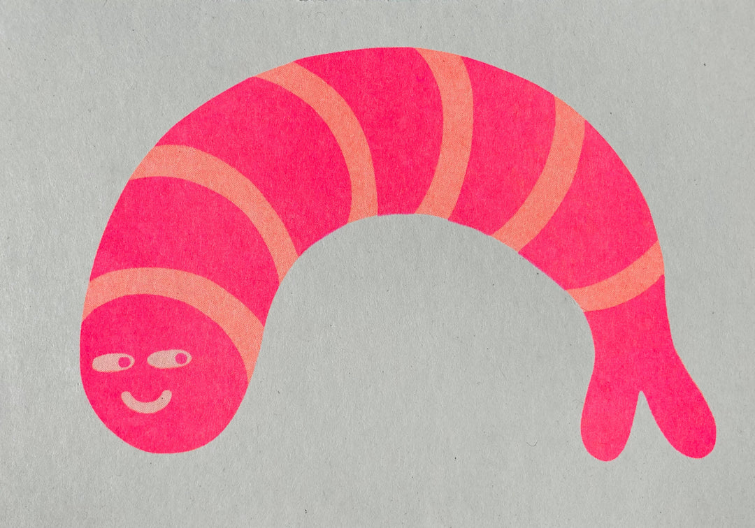 Riso Greetings Card - Prawn