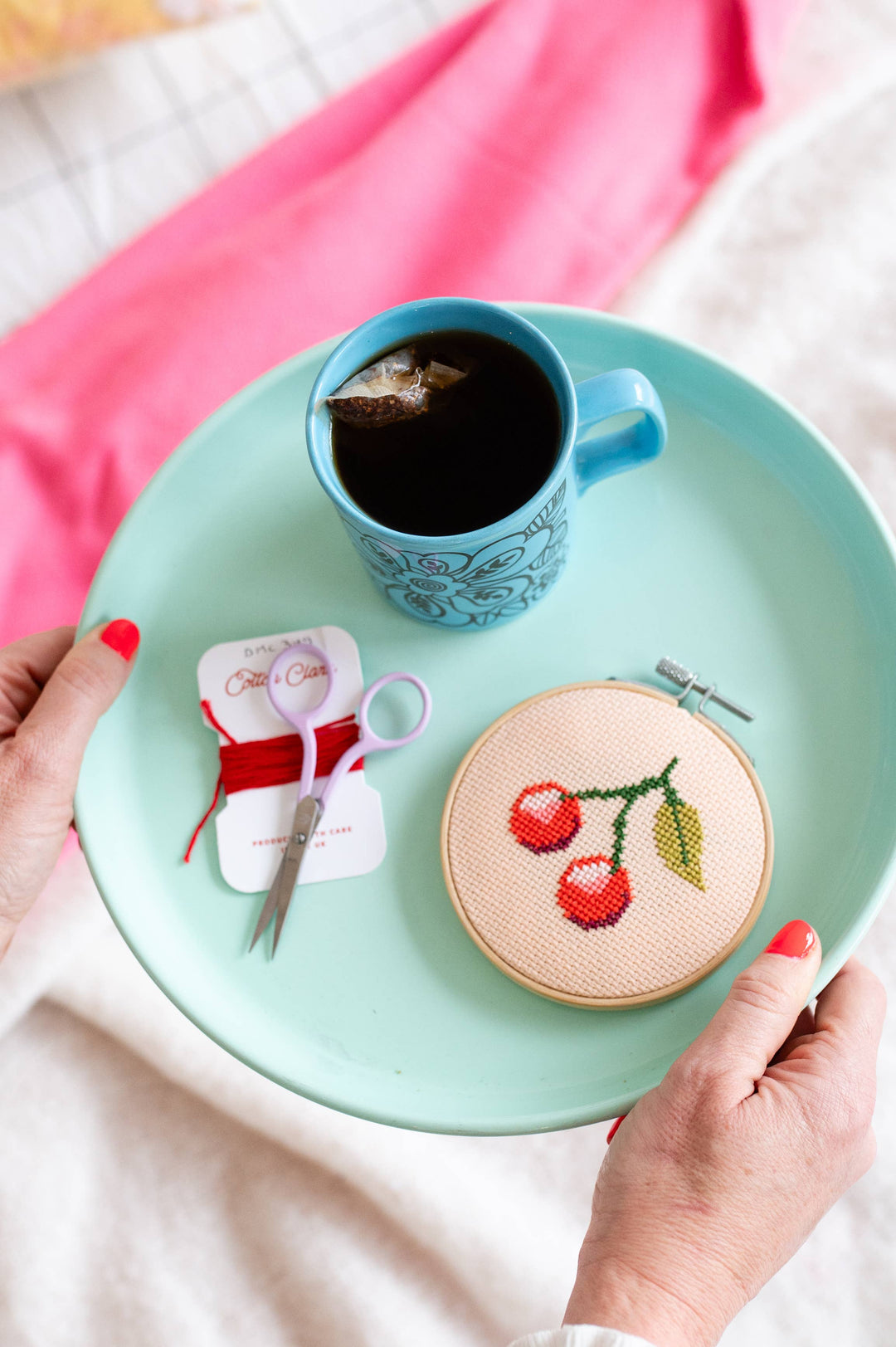 Cherry Cross Stitch Kit