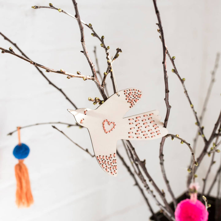 Bird Embroidery Garland Kit