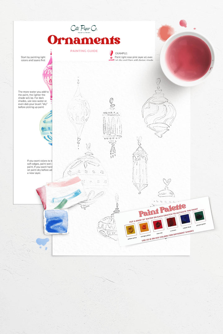 Ornaments Watercolor Kit