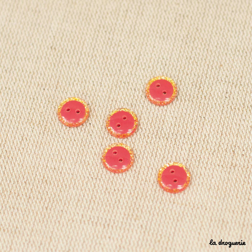 10 mm Glitter Magic Button