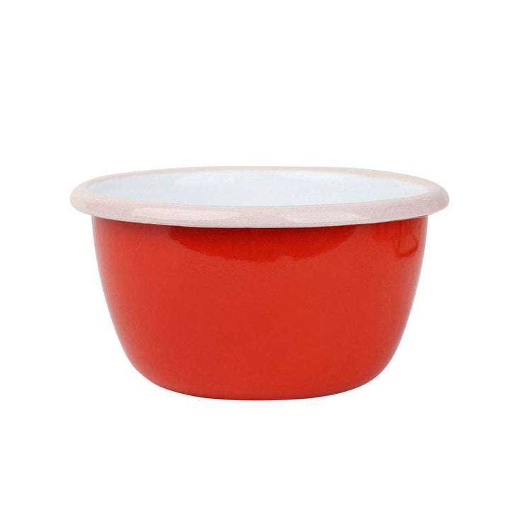 Cherry Red Enamel Bowl - 10cm | Valentines Decor |