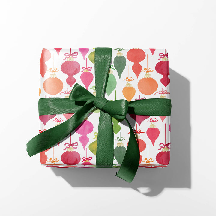Retro Ornaments Gift Wrap