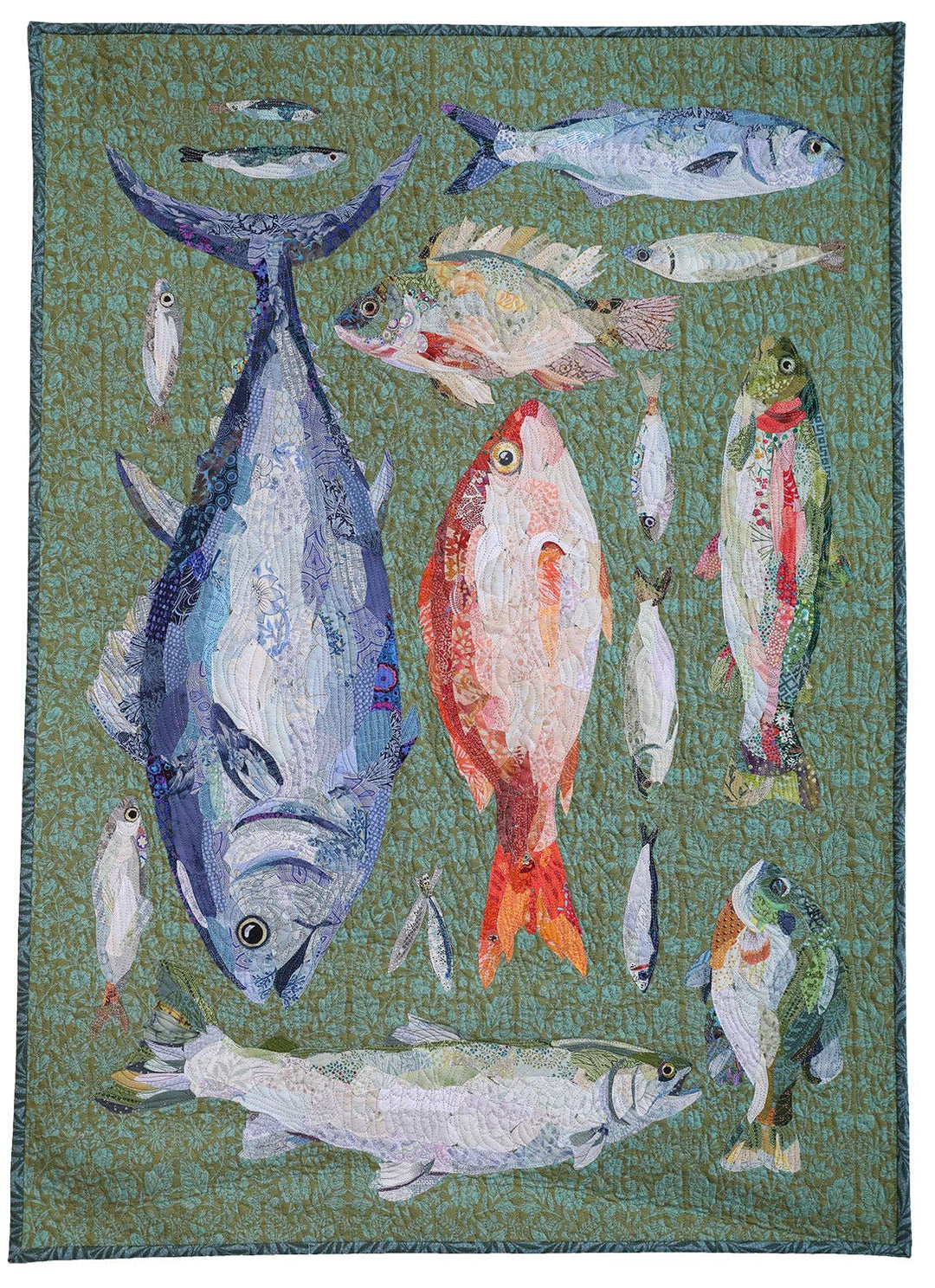 Catch of the Day Collage Pattern