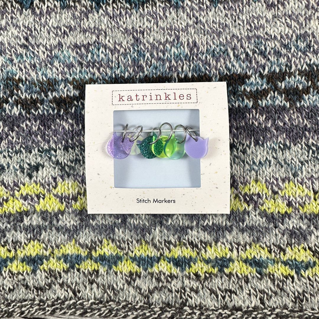 Cat Stitch Marker Set - Acrylic