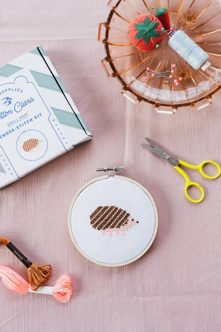 Hedgehog Cross Stitch Kit
