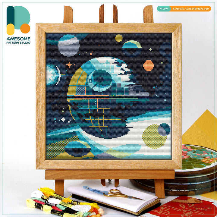 CS1249 Space, Counted Cross Stitch Kit