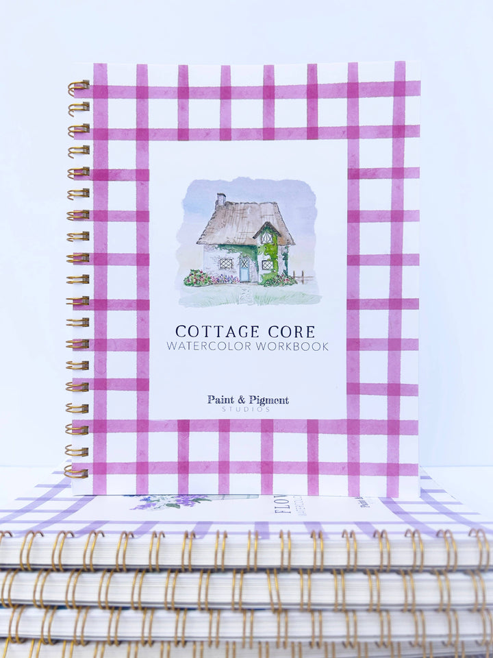 Cottage Core Watercolor Workbook