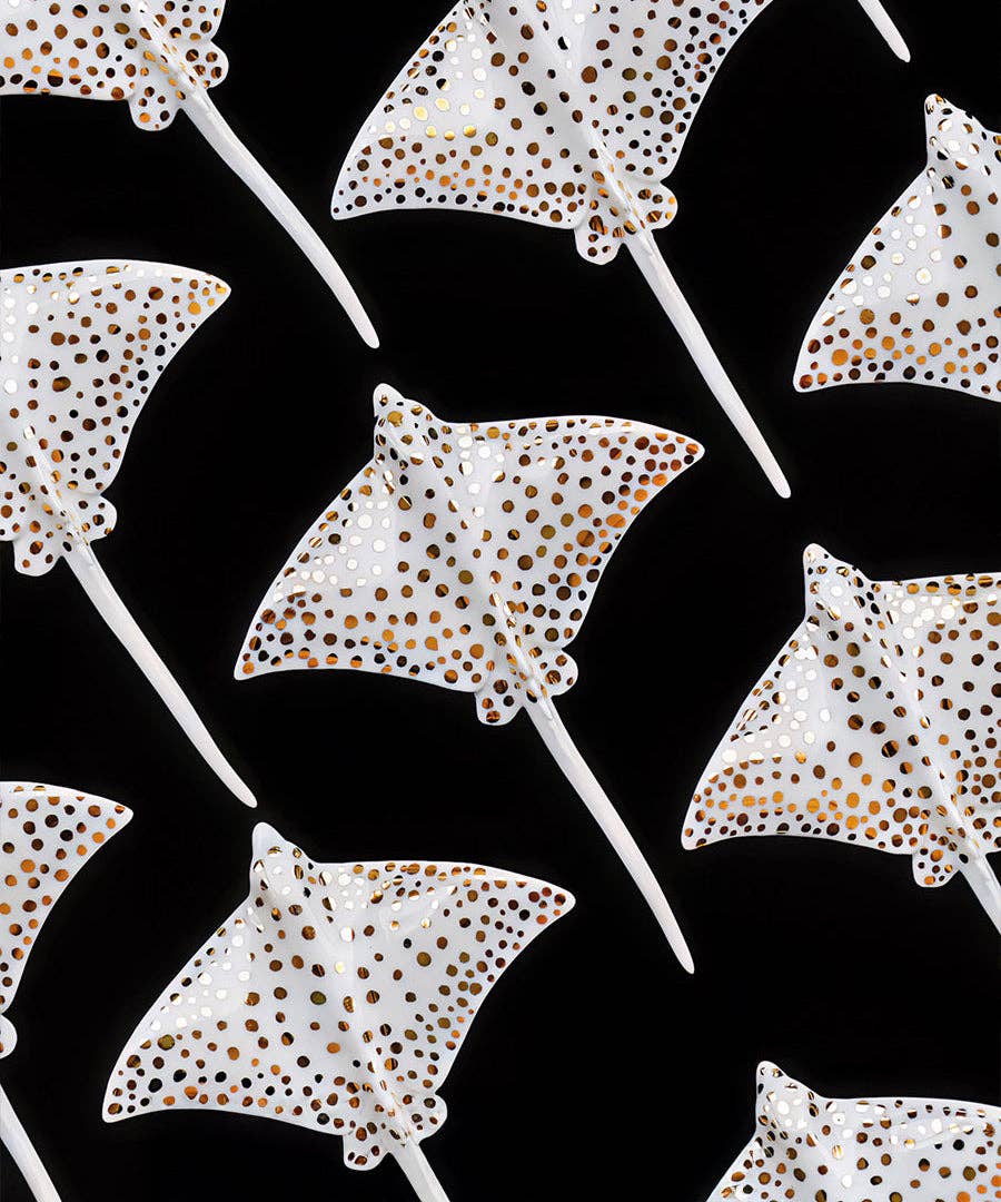 YIHE Ceramic Brooches "Batoids"
