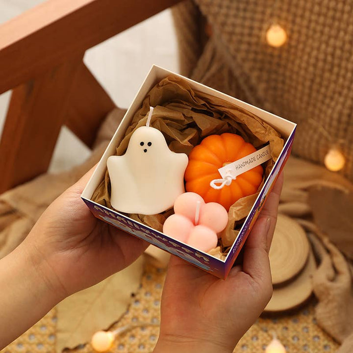 Halloween Ghost Gift Box Candle Set