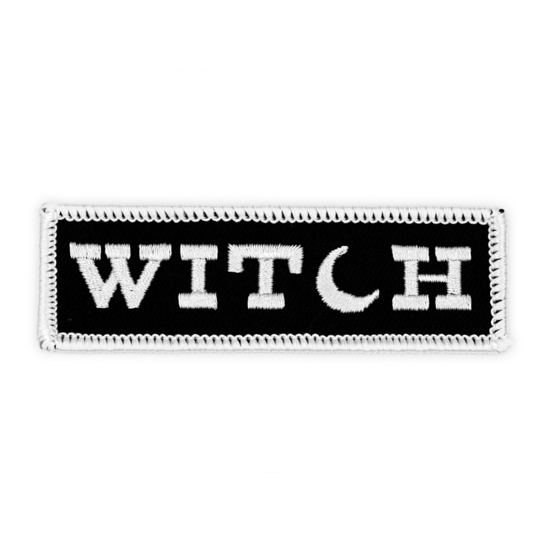 Witch Embroidered Iron-On Patch
