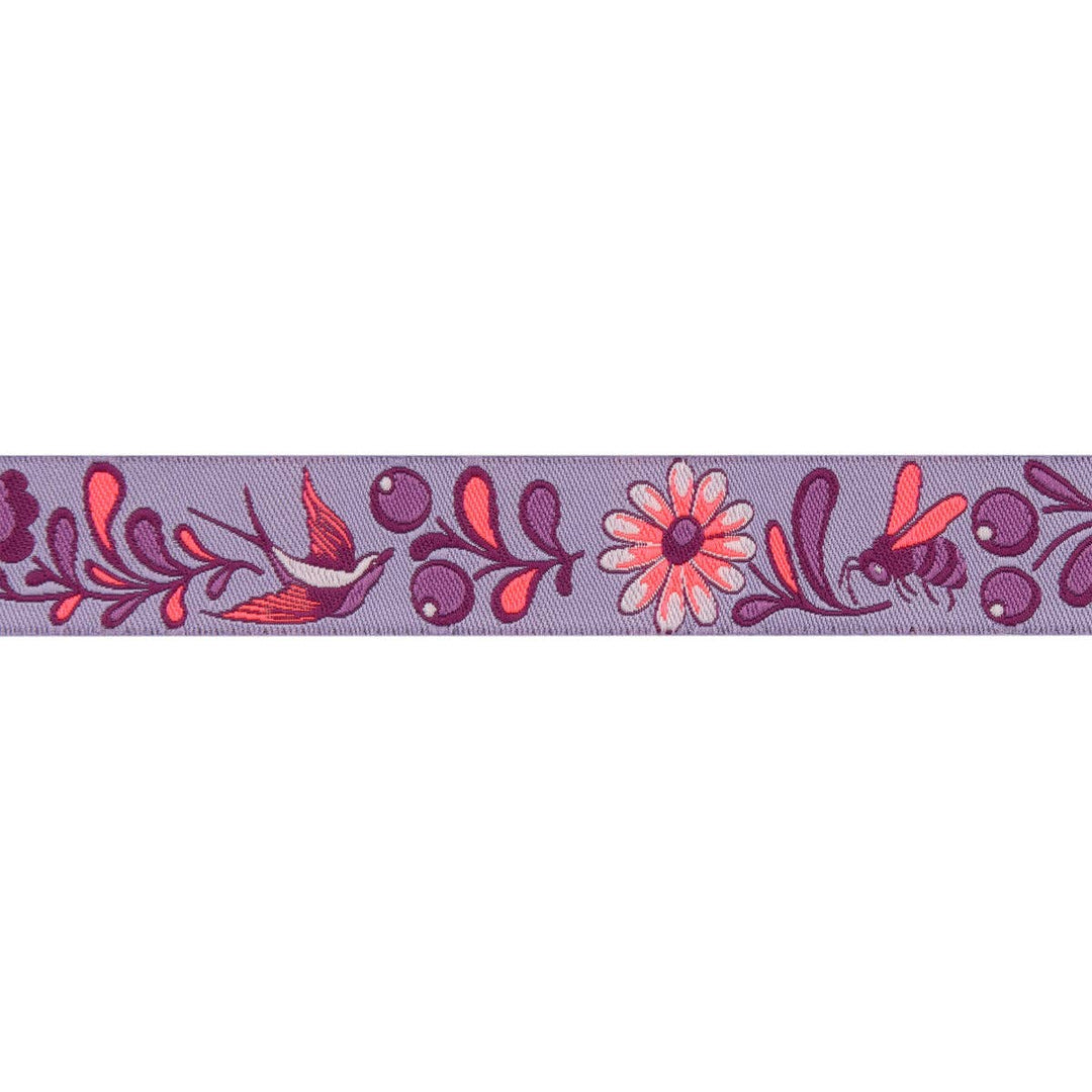 Tula Pink Birds & Bees Mystic Purple 7/8"
