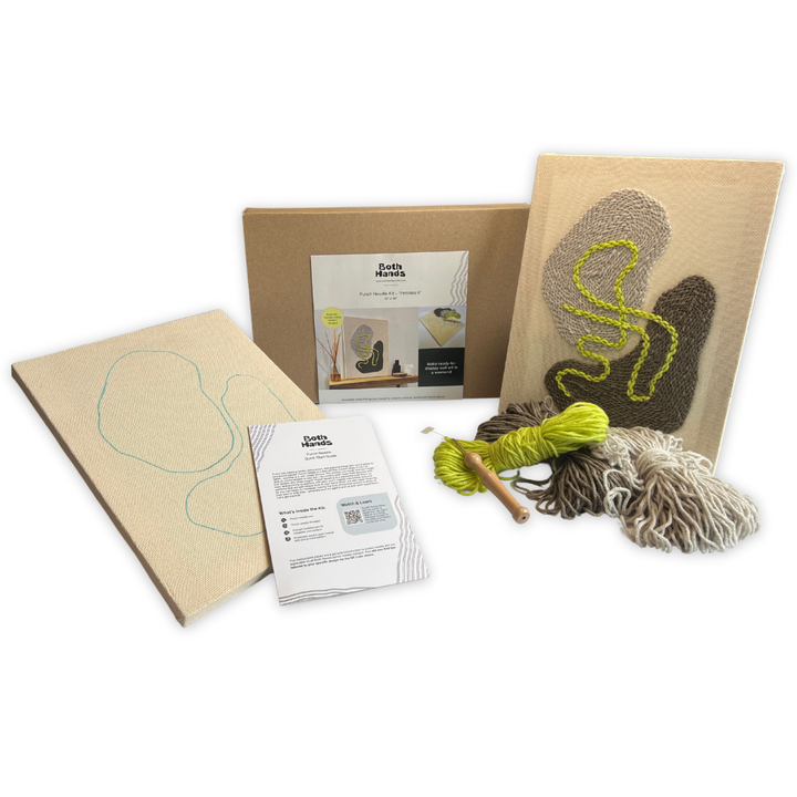 "Pebbles II" - Beginner Punch Needle Kit