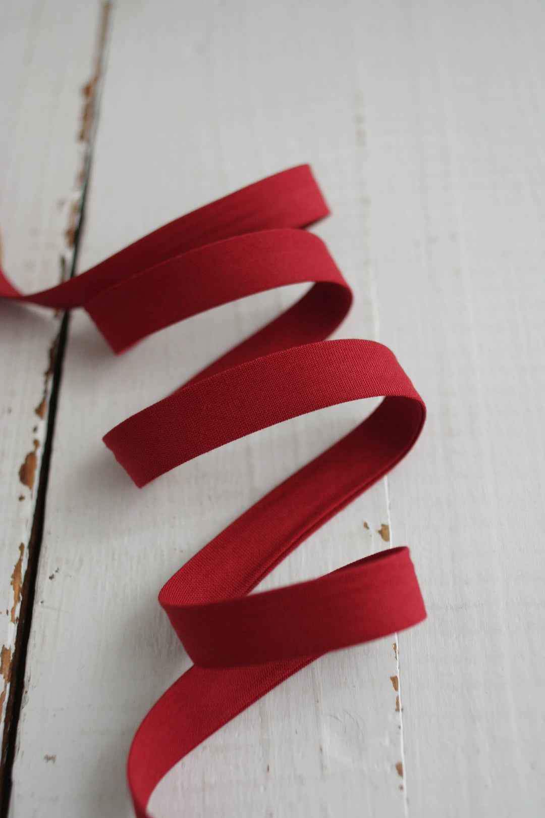 1/2" Double Fold Bias Binding -  Ruby