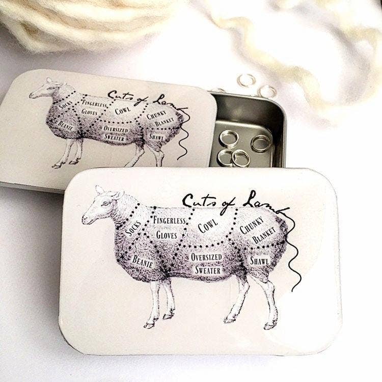 Cuts of Lamb Notions Tin