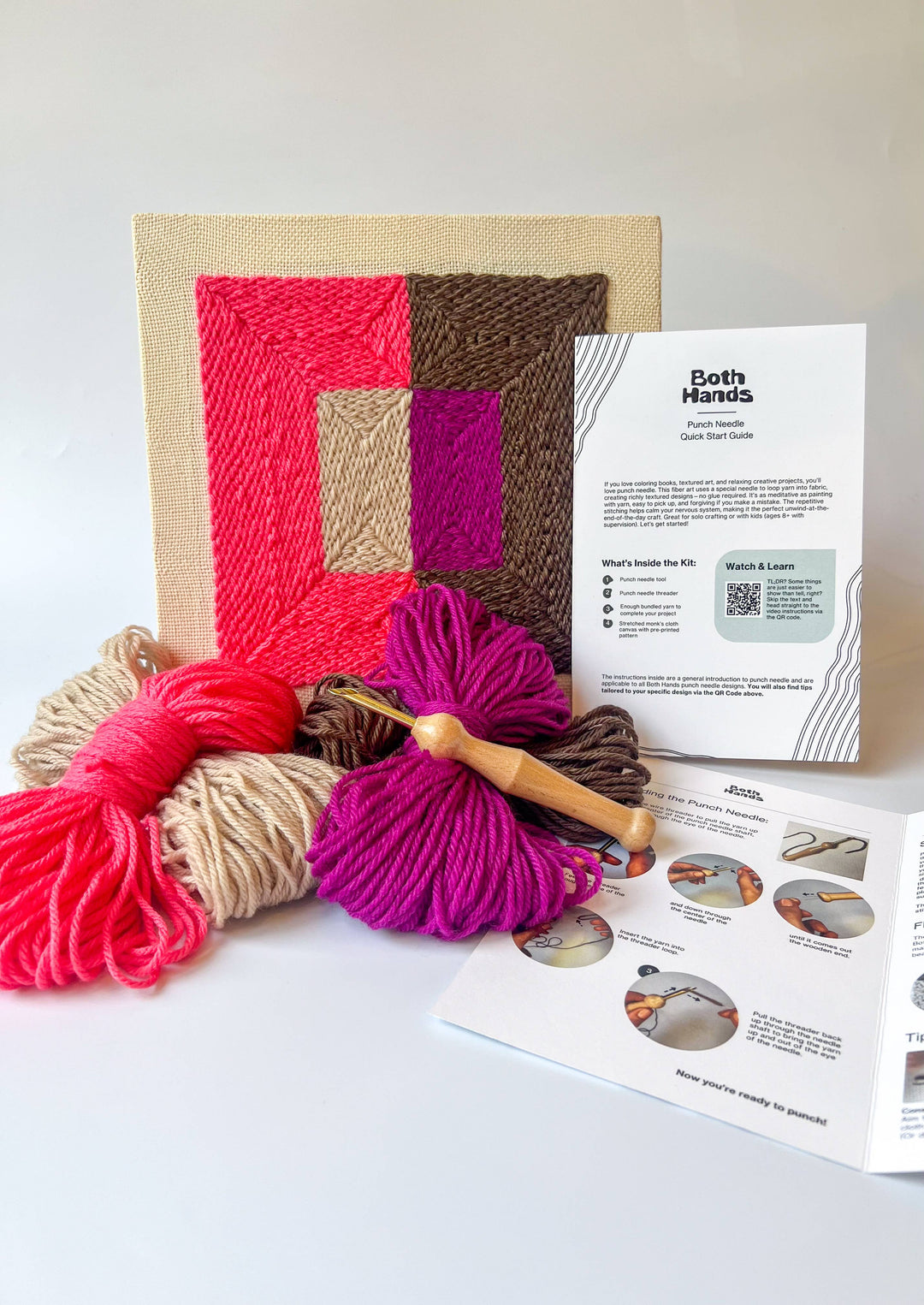 "Color Plane" - Punch Needle Craft Kit