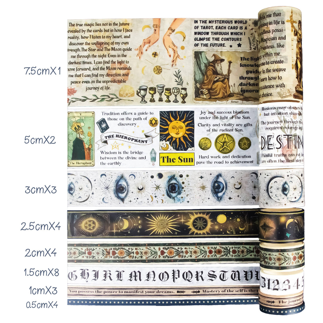 Night of Astrology Washi Tape Set - 29 Rolls