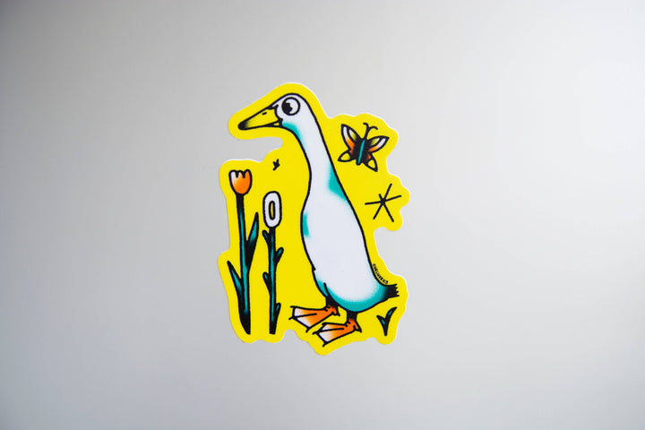 Runner Duck Sticker